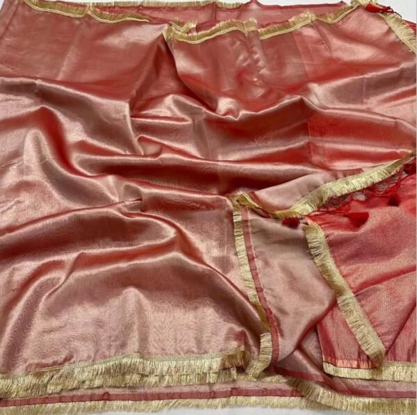 Fancy Tissue Saree - Image 3