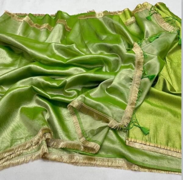 Fancy Tissue Saree - Image 2