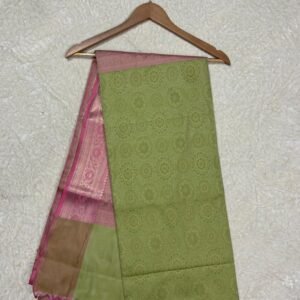 Elegant Jamawar Banarasi Saree with Zari Weaving