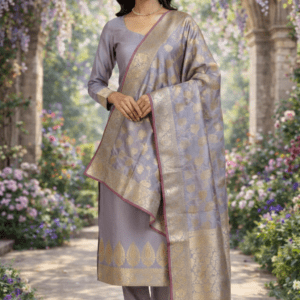 Banarasi Katan Silk Suit